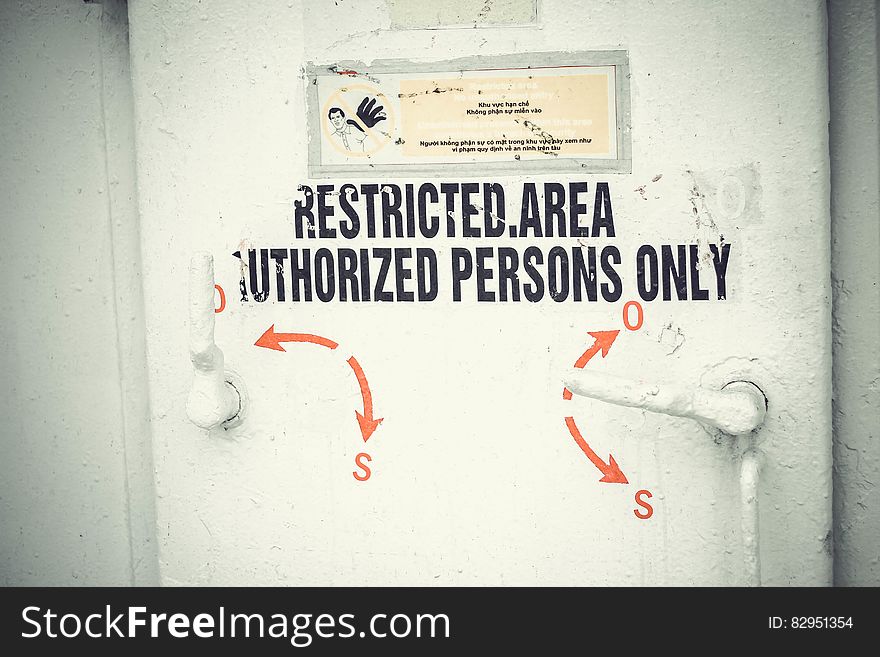 Restricted Access Door