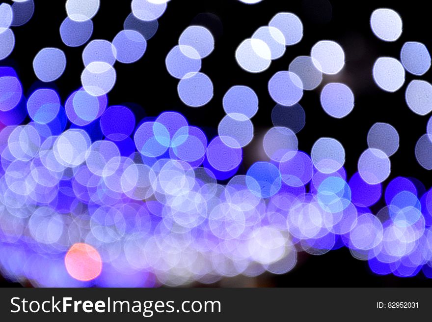 Blue Bokeh Lights