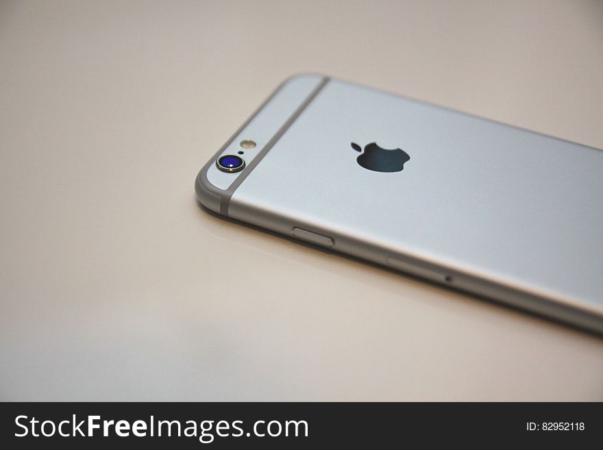 Apple 6s iPhone close up. Apple 6s iPhone close up.