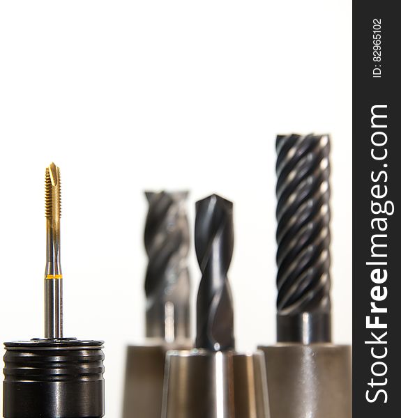 Selective Photo On Gold And Silver Drill Bit