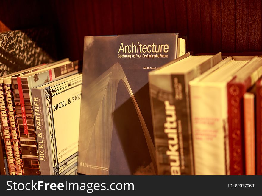 Architecture Hardback Book on Shelf