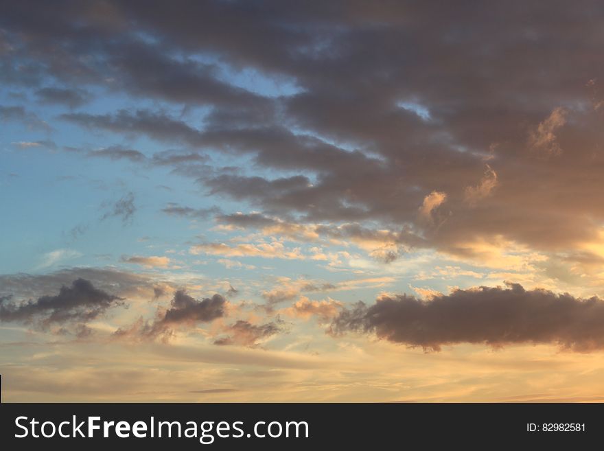 Sundown Photography of Cloudy Sky