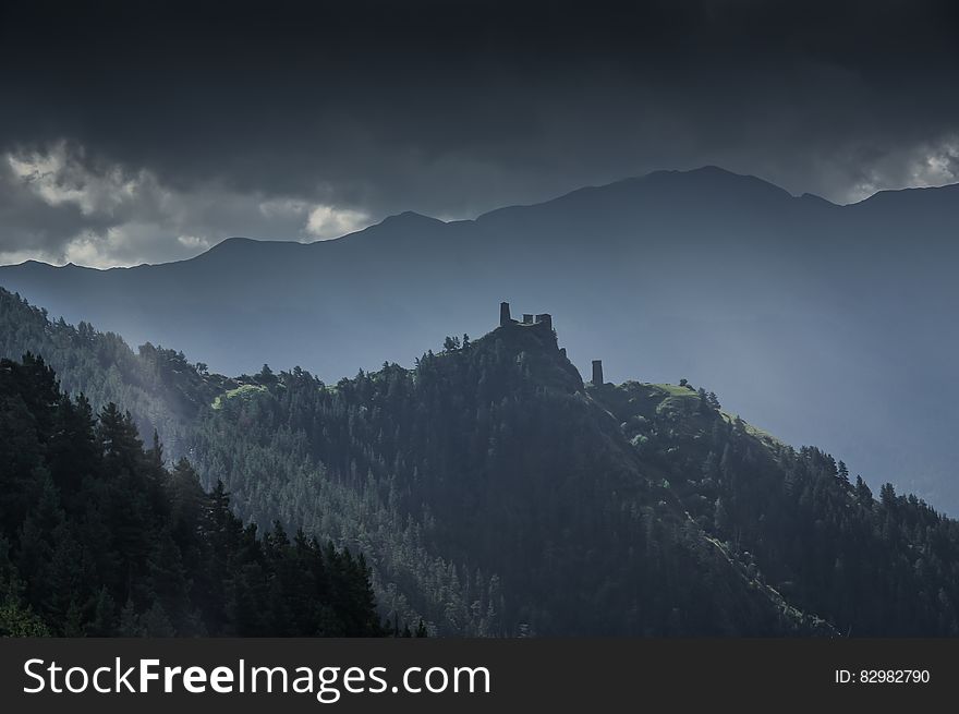 Landscape Photography Of Forest Mountain