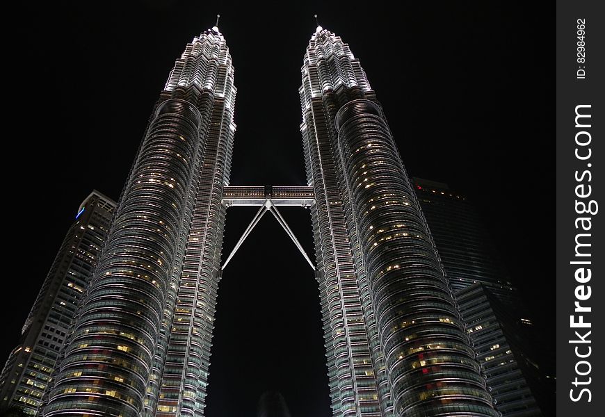 Petronas Tower during Nighttime