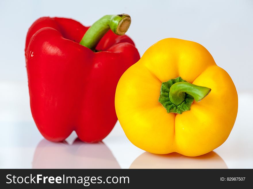 Photo of Red and Yellow Pepper