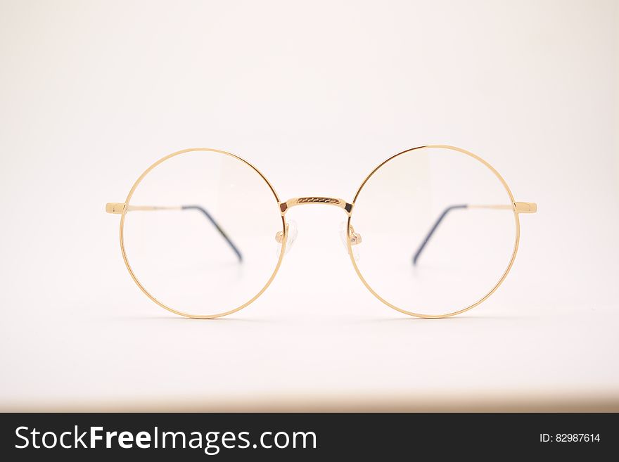 Gold Framed Eyeglasses