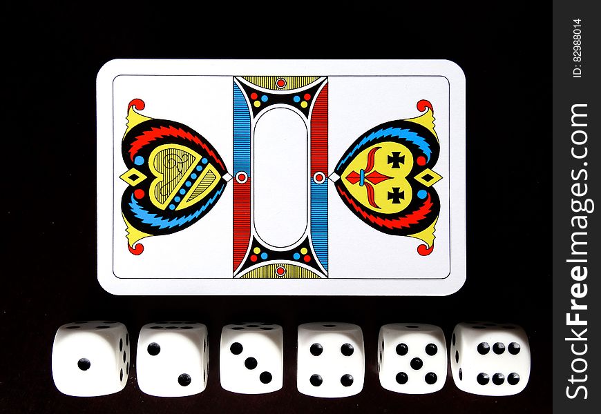 Pack Of Cards And Dice Set