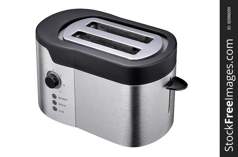 White and Black Two Sliced Bred Toaster