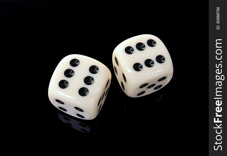White and Black Dice