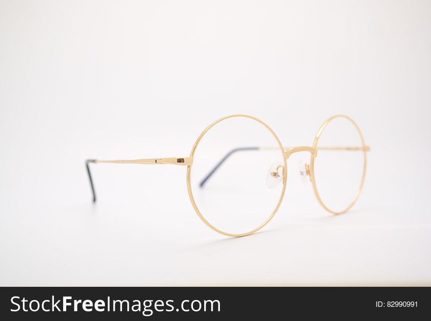 Gold Frame Eyeglasses