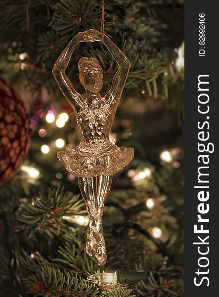 Glass Dancer On Christmas Tree