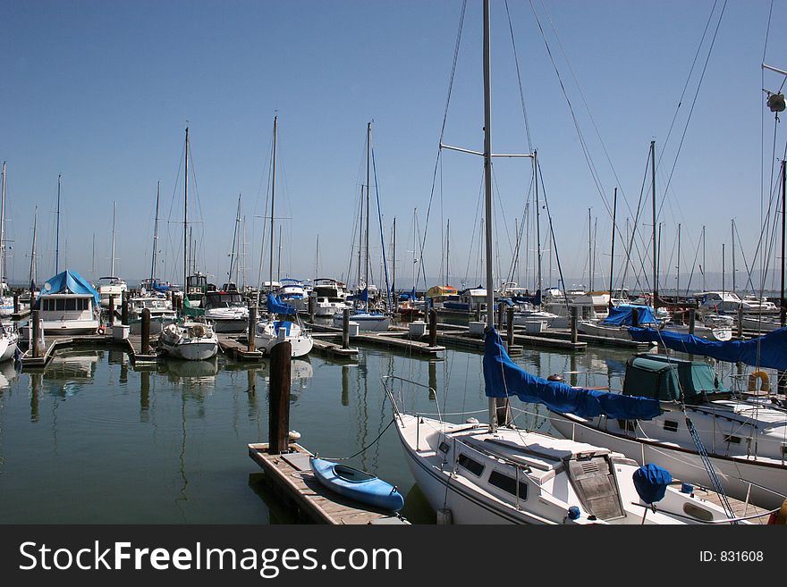 Boats at Pier in San Francisco. Boats at Pier in San Francisco