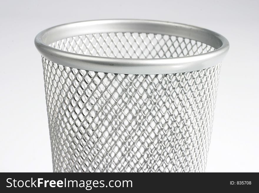Silver mug from net