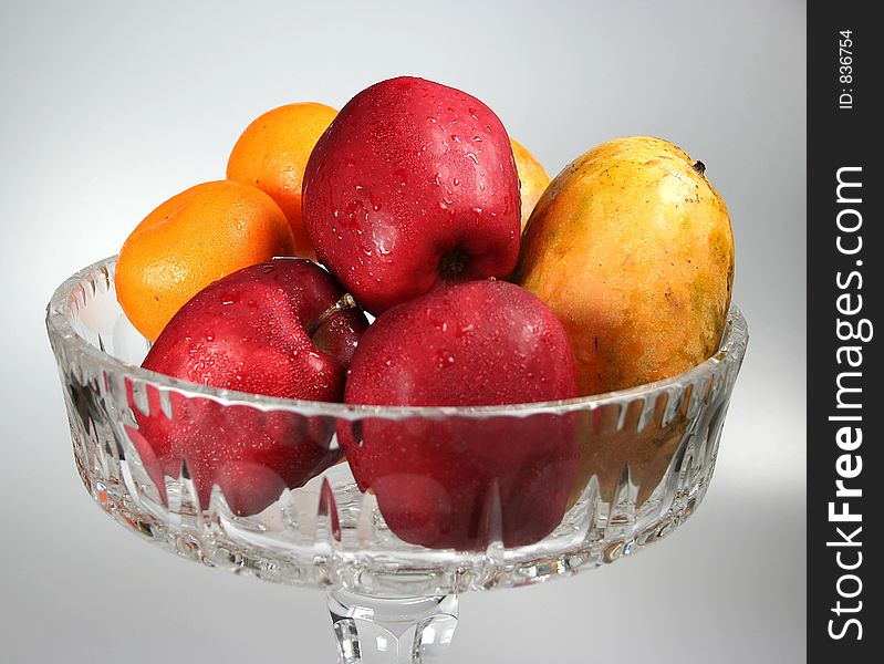 Mixed fruit in a bowl.