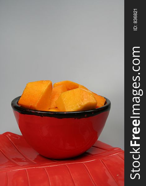 Cubed And Spread Mango - Mangifera Indic