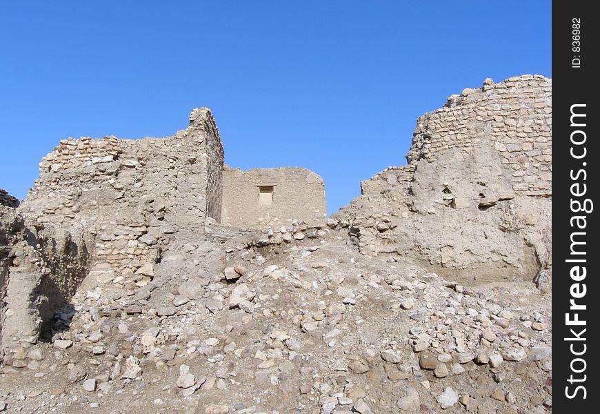 Ancient village ruins. Ancient village ruins