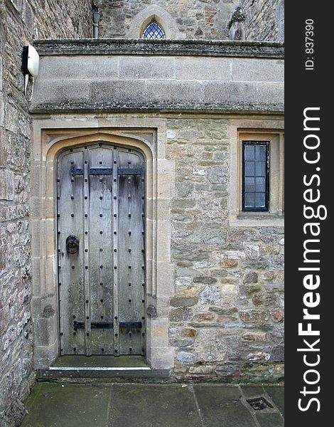 Old church door