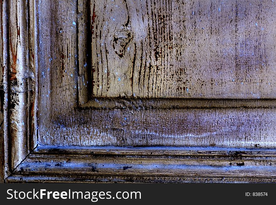 Macro shot of a rotten door. Macro shot of a rotten door