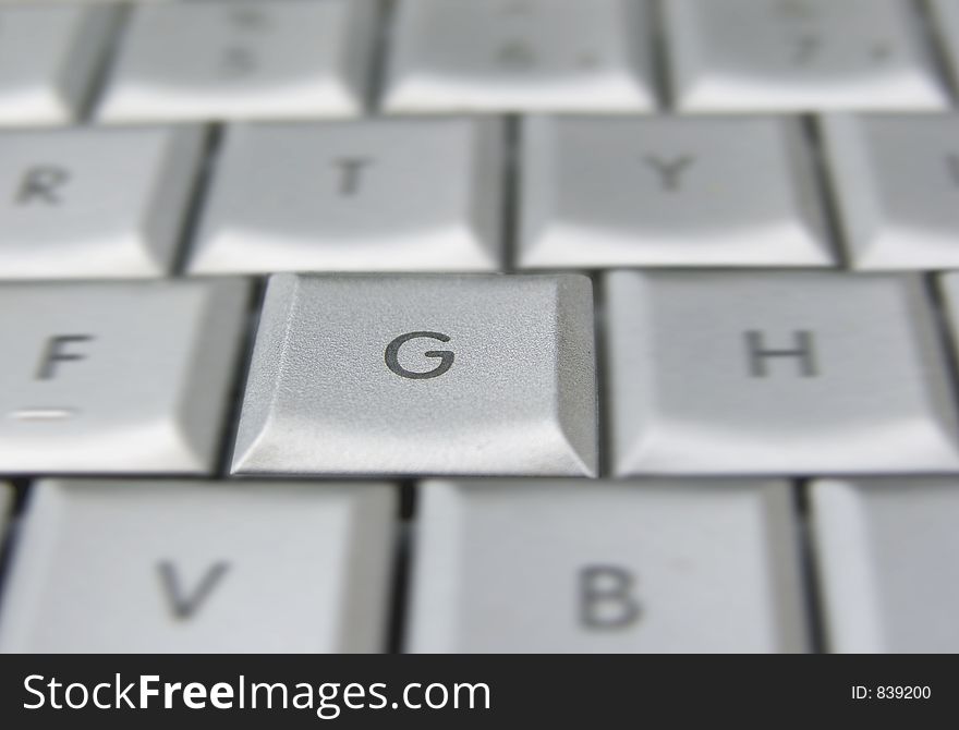 Close up of keyboard