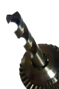 Drill In The Chuck Drill Royalty Free Stock Photo Drill In The Chuck Drill Royalty Free Stock Photo