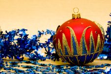 Red Christmas Ball Stock Photography Red Christmas Ball Stock Photography