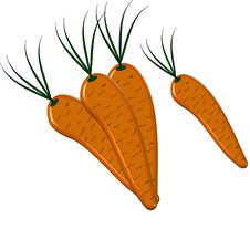 Carrots 3D Stock Photography Carrots 3D Stock Photography