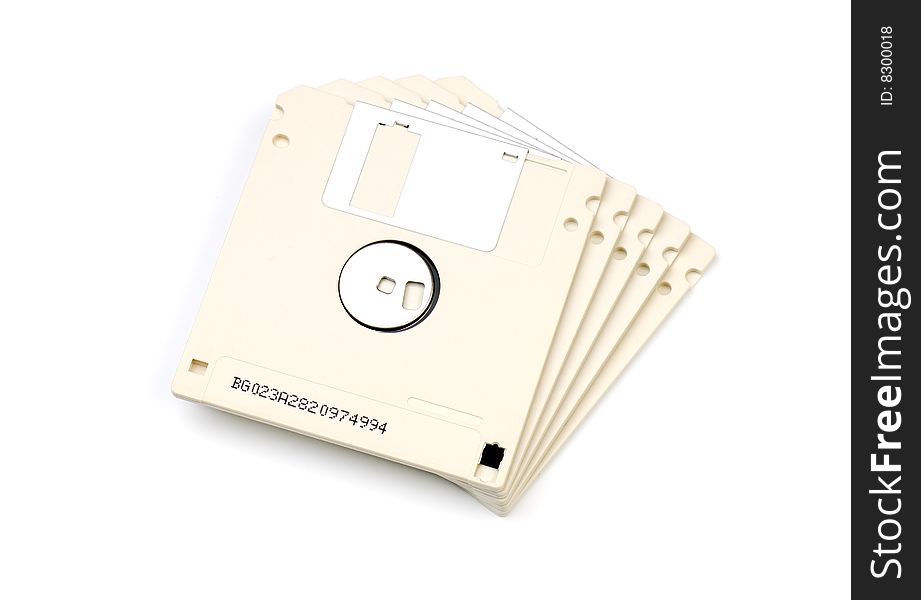 Floppy Discs Isolated