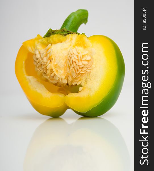 Yellow Pepper Closeup
