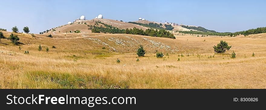 Year landscape of the mountains of the south coast Krimea