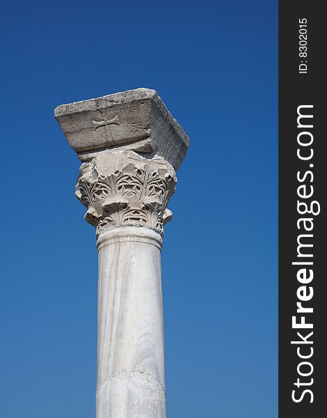 Ancient column in the Tauric Chersonesos