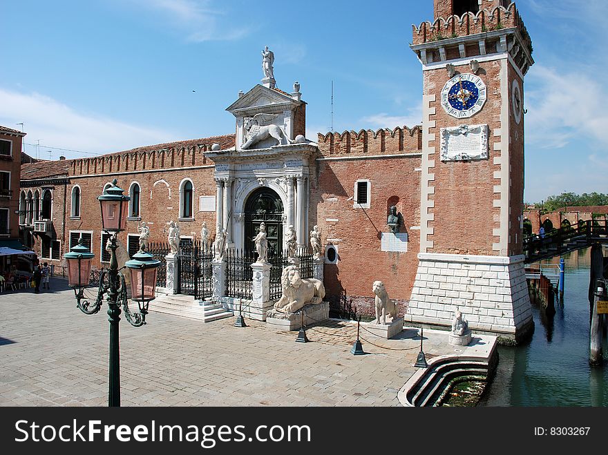 View of the Arsenale, Venice