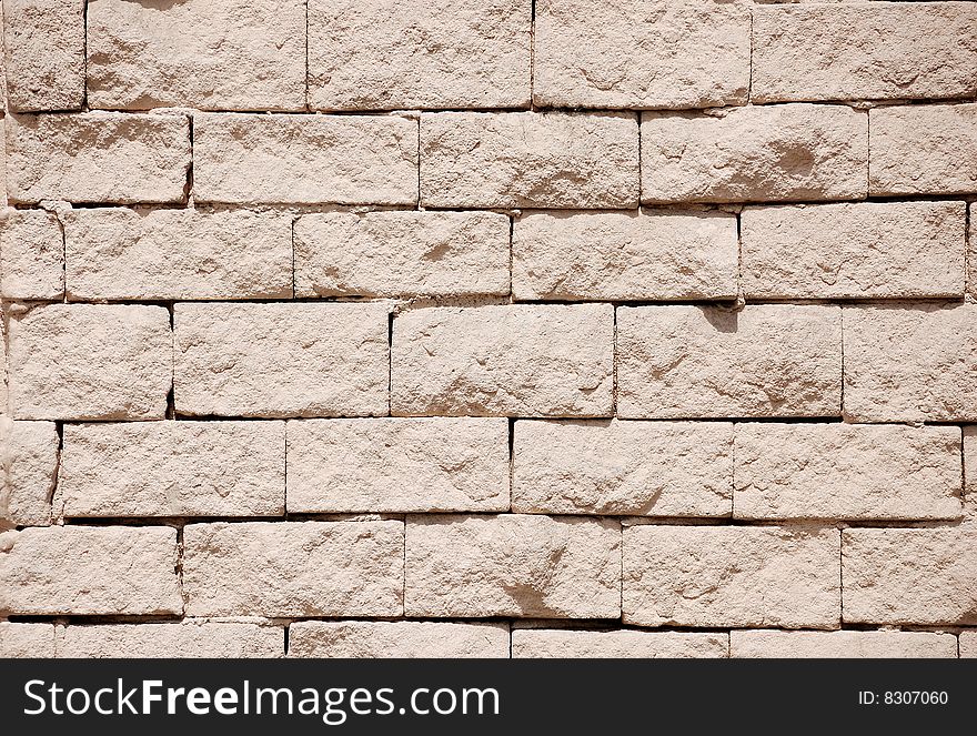Gravel Brick Wall
