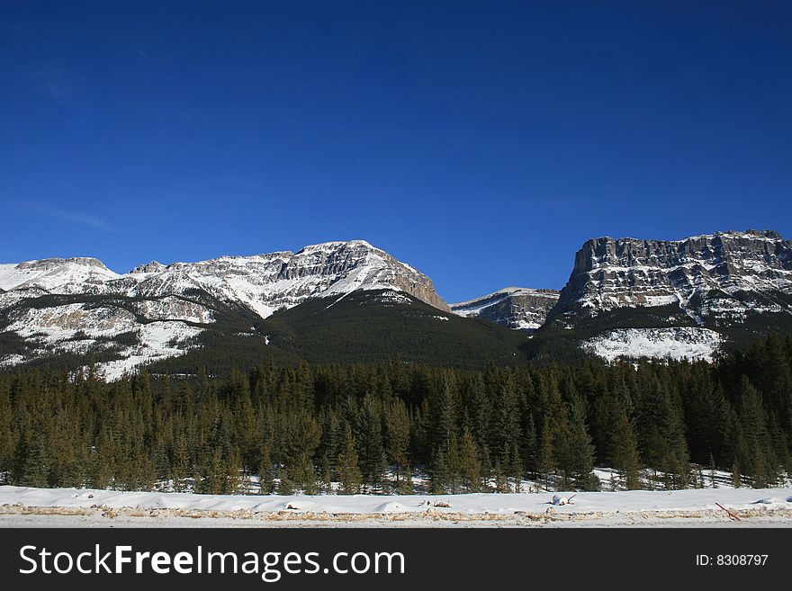 Banff national park in winter. Canada. Banff national park in winter. Canada.