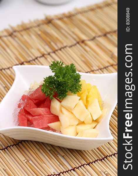 Prepared And Delicious Cold Dish-fruit