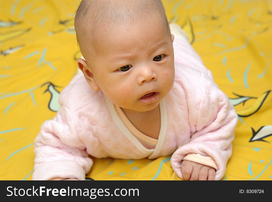 It is a chinese baby expression.