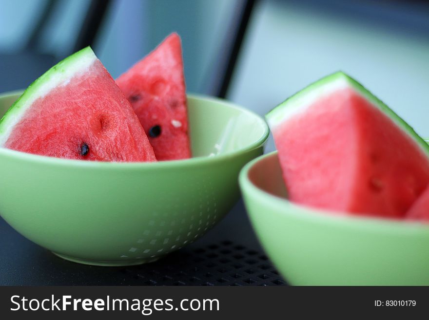 Fruit Bowls With Watermelon