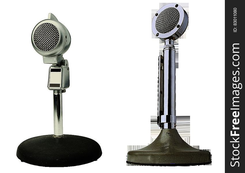 Silver Microphone