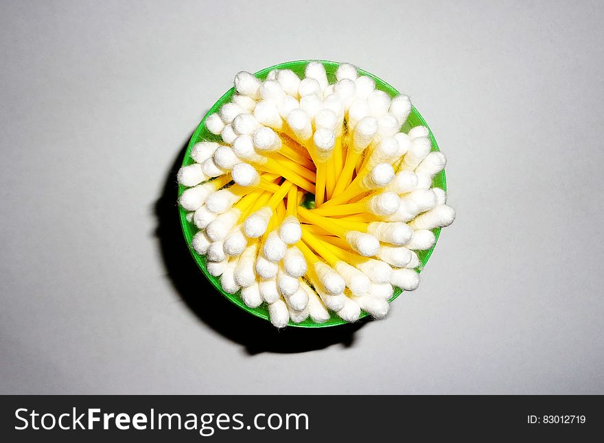 Cylindrical Box Of Cotton Buds