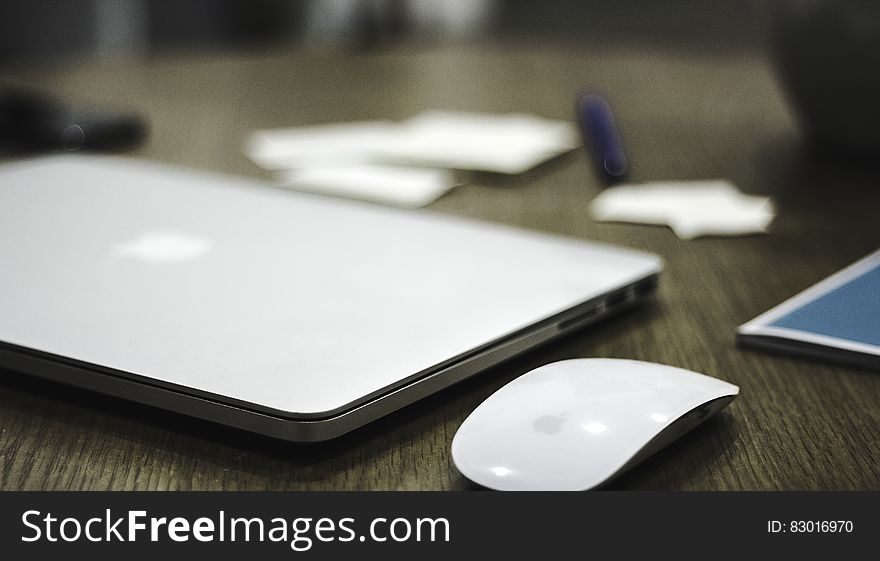 Apple Macbook On Desk