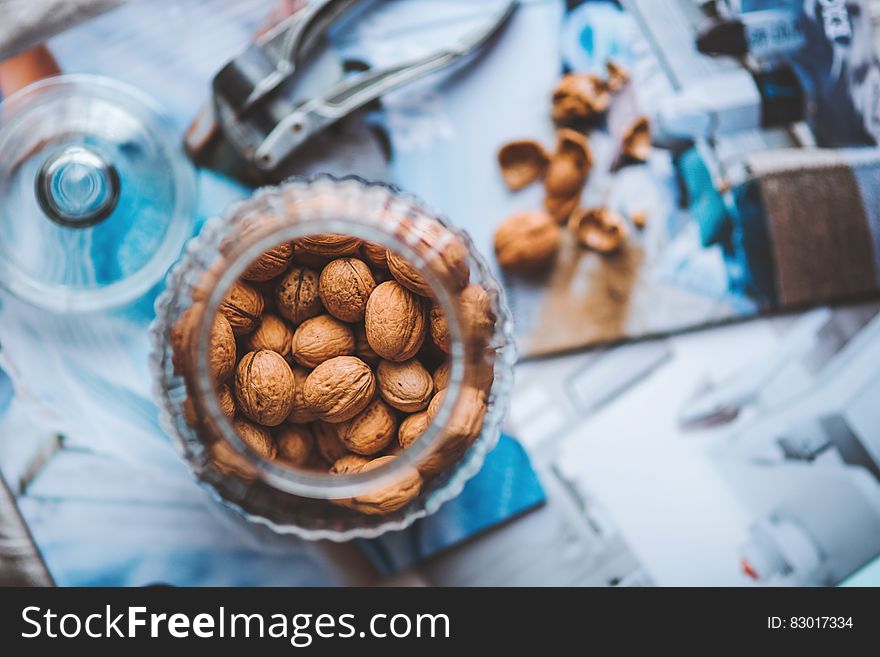 Walnuts in the jar