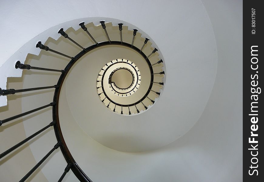Black Circular Staircase