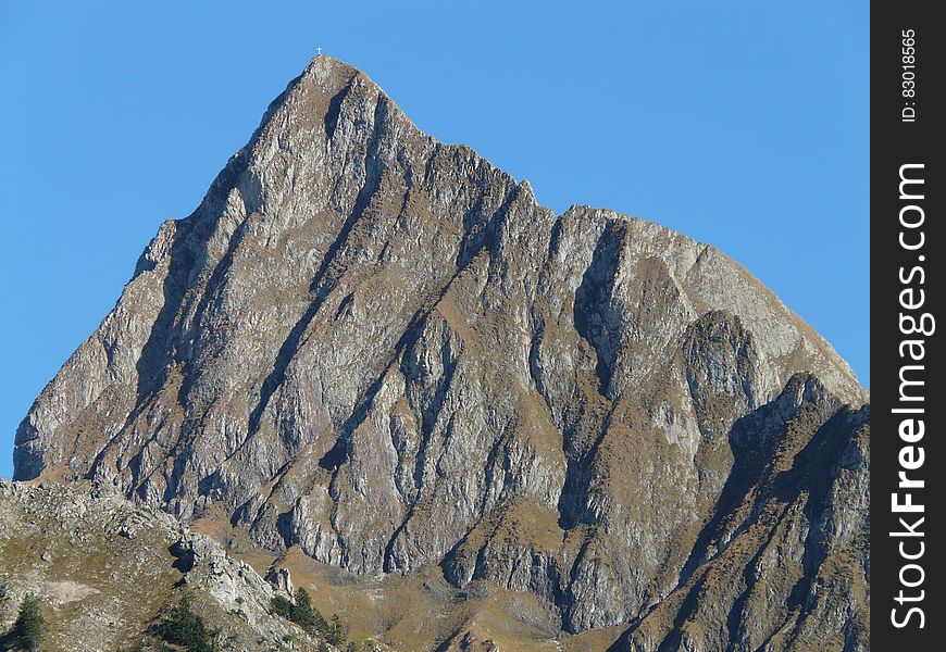 Mountain Peak during Daytime