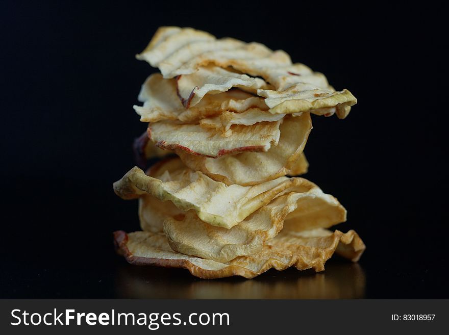 Piled Fried fruit