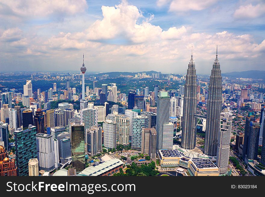 A view over the city of Kuala Lumpur in Malaysia. A view over the city of Kuala Lumpur in Malaysia.