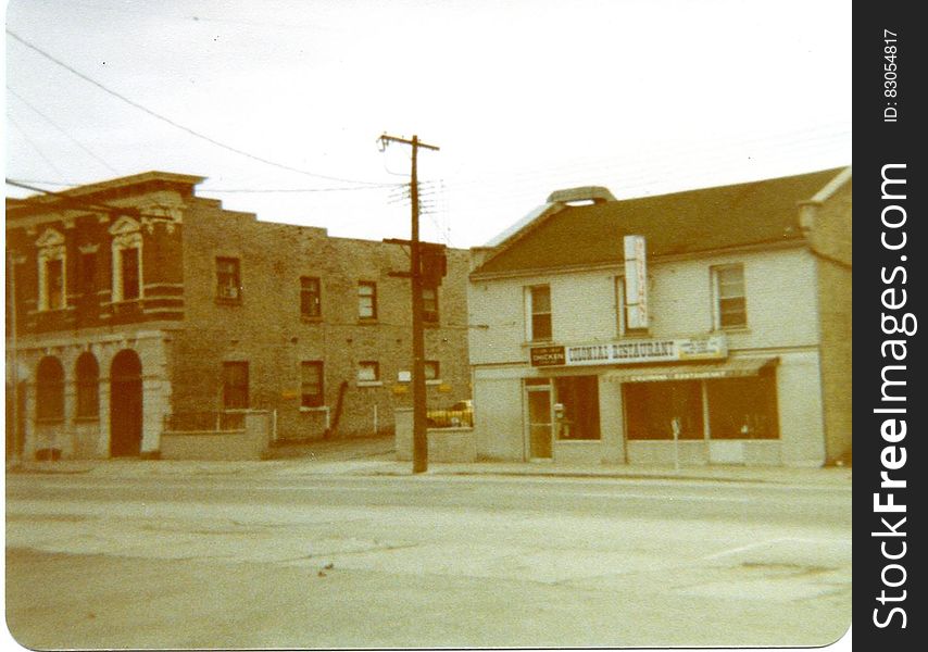 Vintage buildings, Belleville