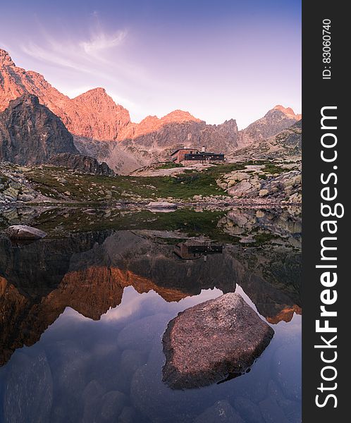 Mountains Reflecting In Lake, Slovakia