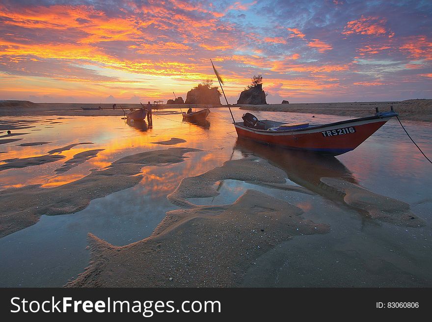 Low Tide during Sunset