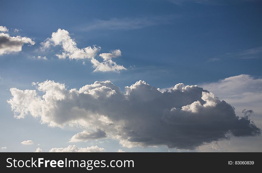 Clouds In Blue Skies