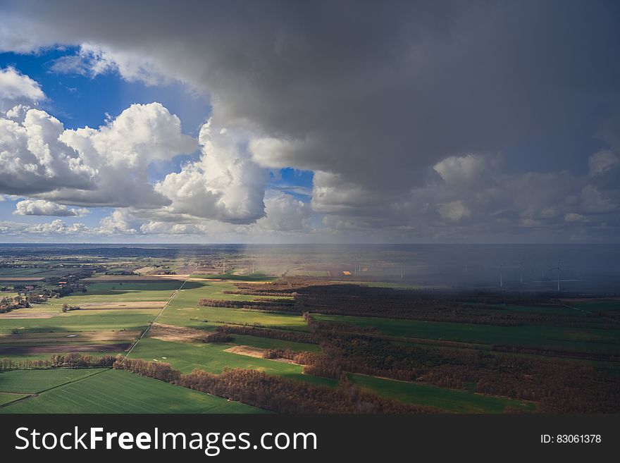 Clouds Over Agricultural Fields