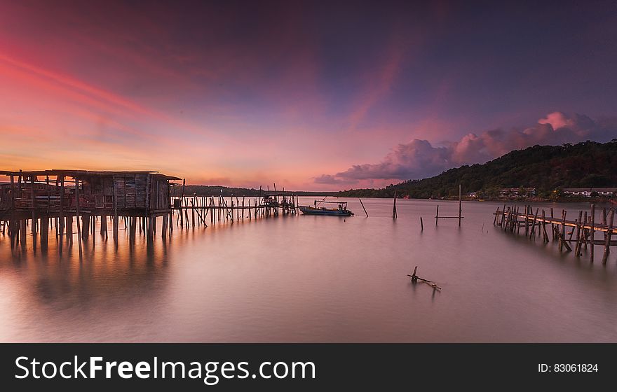 Sunset At Beach